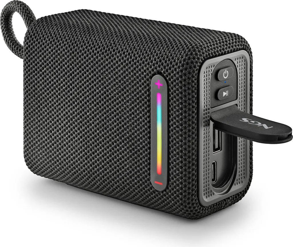 Speaker NGS Roller Furia 1 Nero 15W Picco Luci RGB TWS Bluetooth