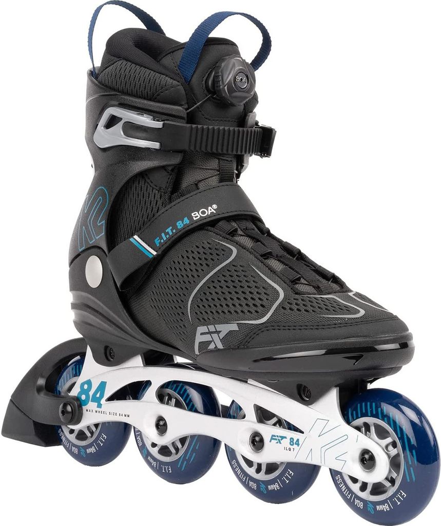 K2 F.I.T. 84 BOA Inline Skates gray_blue 1 gray_blue 11.5, Größe 45