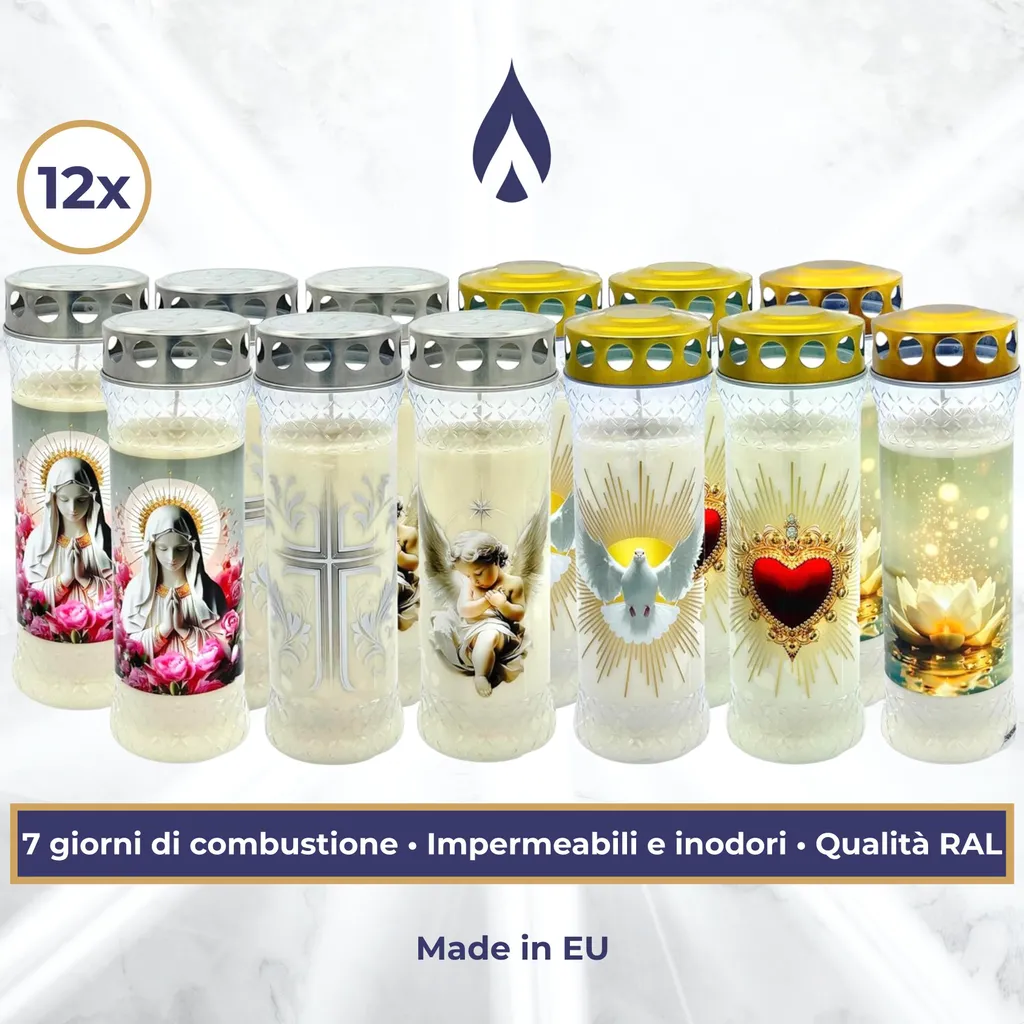 Candele per Tombe 7 Giorni Horeca | Tradizione e Luce anti-vento - 1