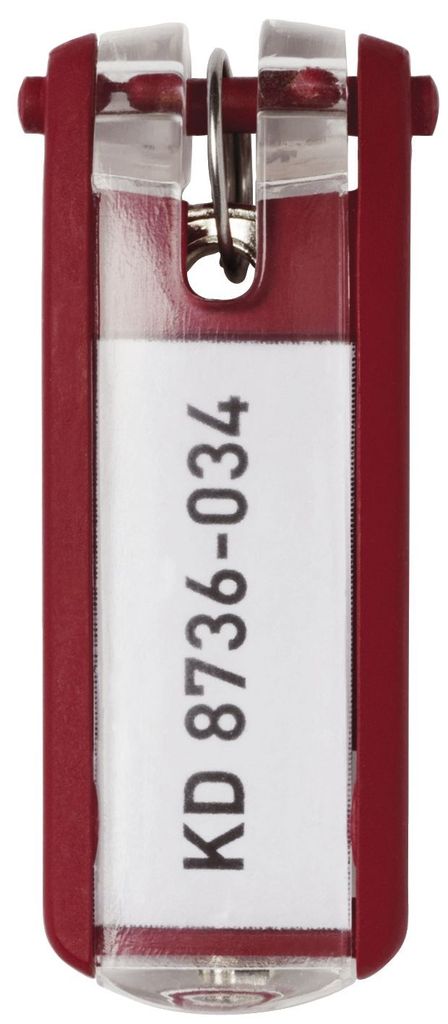 Durable KEY CLIP, Červená, 68 mm, 25 mm, 6 kusov Obrázok produktu 