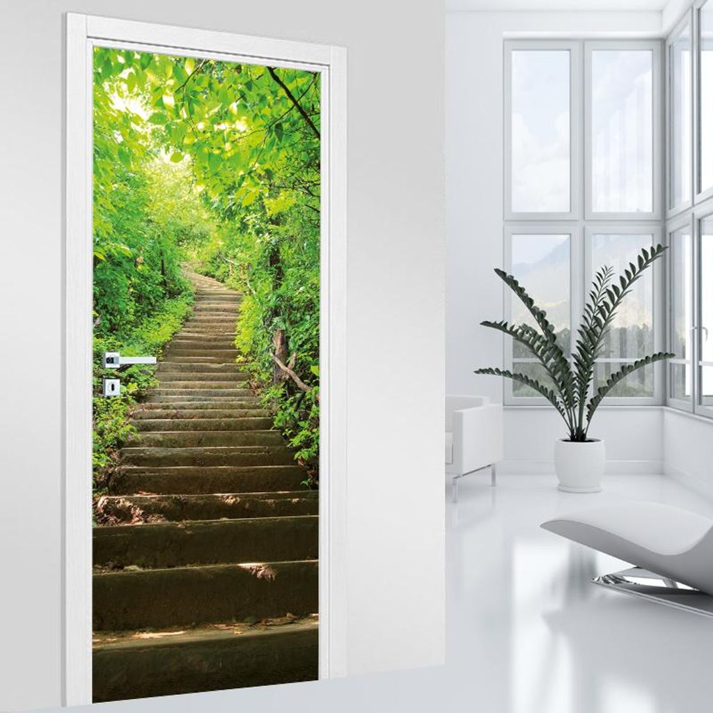 Türaufkleber – Lumaléa – Treppen – MAT-Kleber – Breite 83 x H?he 205 cm