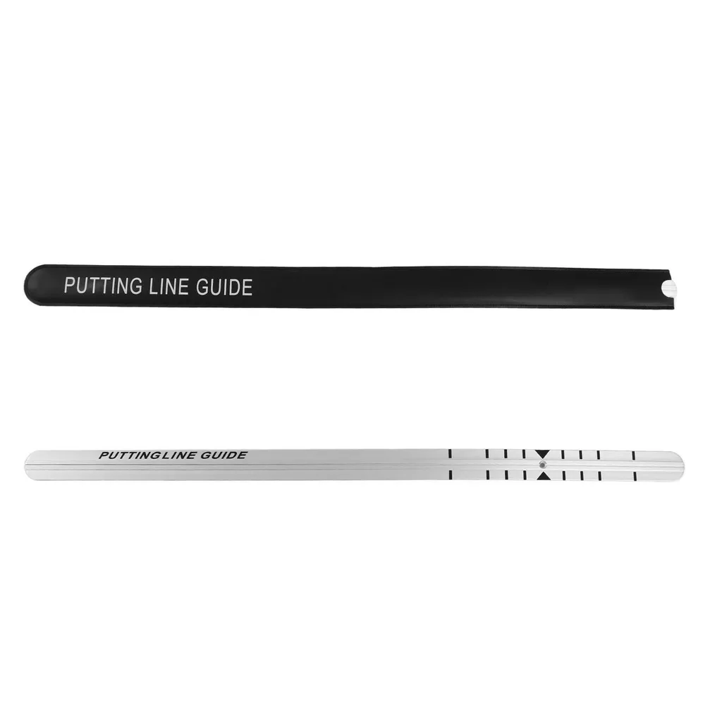 Finis les putts manqués grâce à la règle d'alignement golf en aluminium