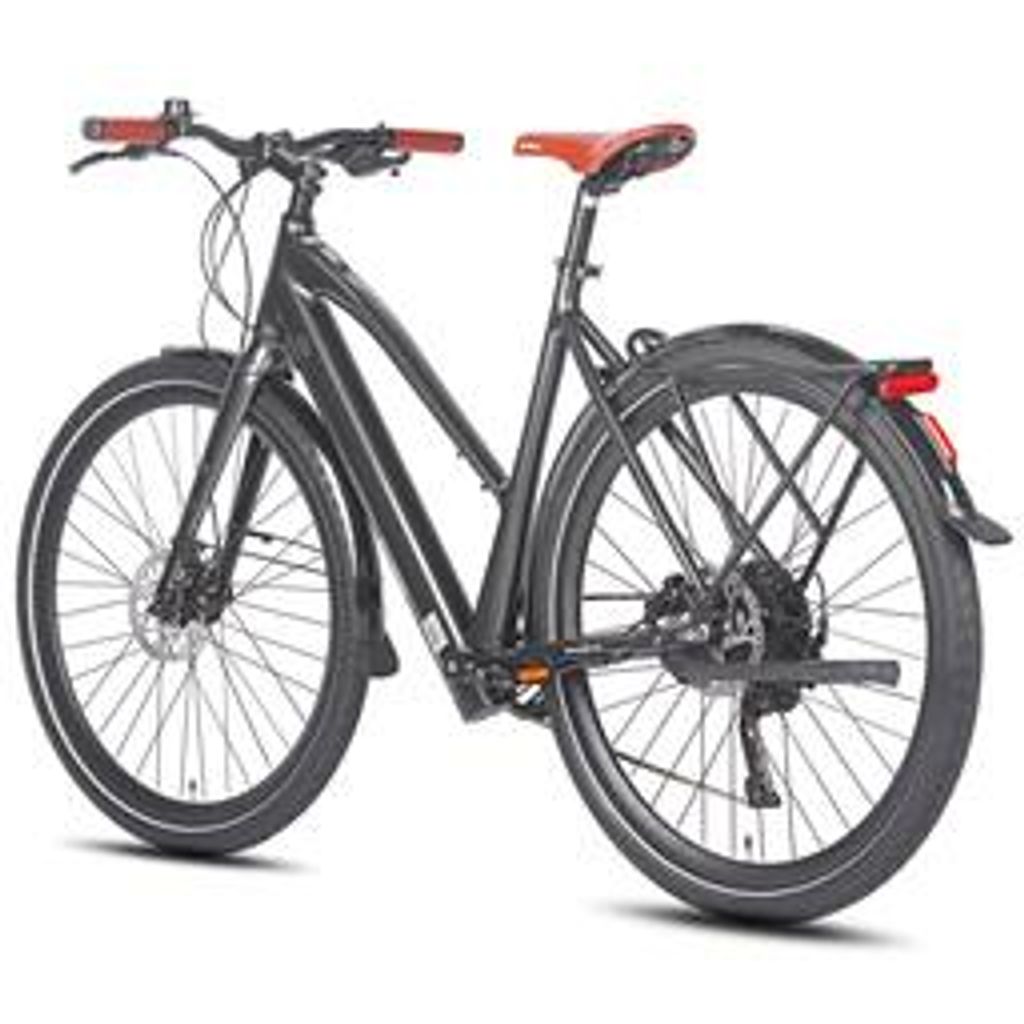 E-Bike F700W 36V10Ah Akku 25 km/h SHIMANO 9-Gang City E-Bike Schwarz