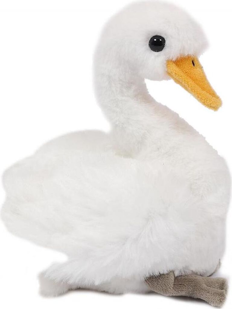 Plüschtier Schwan, 17cm, weiß, Stofftier, Kuscheltier, Schwäne Vogel Vögel Hochzeit