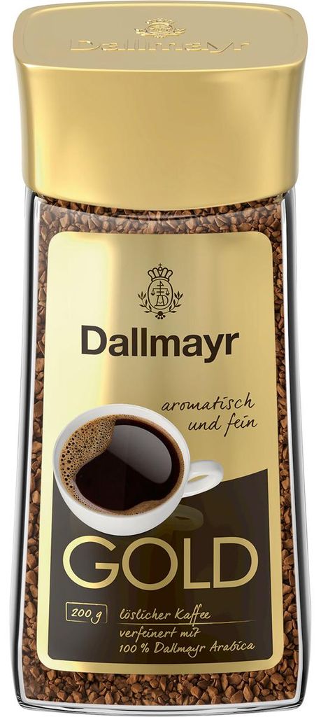Dallmayr Gold | löslicher Kaffee | 200g-Glas Produktbild 