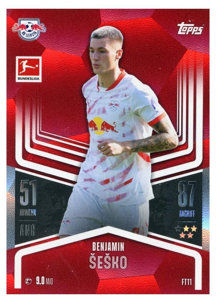 FT11 - Benjamin Sesko - Flex Tech NUMBERED 4/5 ROT- 2024/2025