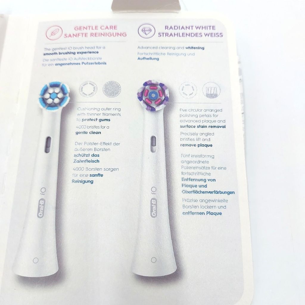 Oral-B iO Aufsteckbürsten Sanfte Reinigung 4er  FFU Produktbild 8