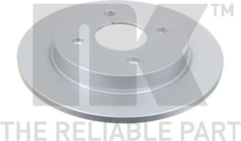 Stop aux vibrations : Disque de frein NK pour Ford Fiesta Mk6 312536 2x