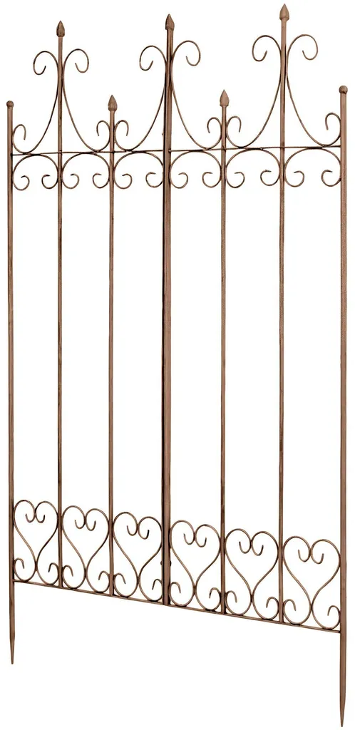 Tuteur colonne de jardin en métal lilas pour rosiers et plantes grimpantes