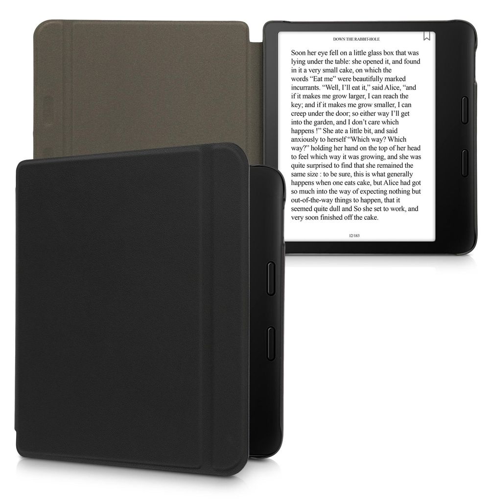 kalibri Tolino Vision 6 Hülle - Leder eBook eReader Schutzhülle Cover Case für Tolino Vision 6