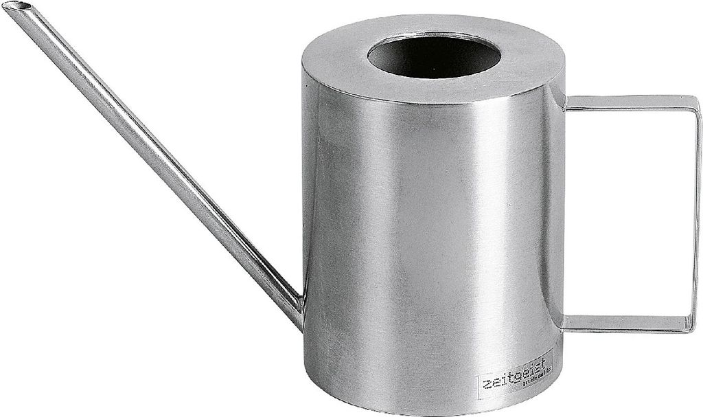 my basics KC0012 Design-Gießkanne aus Edelstahl 18/8, 1,25 l, silber