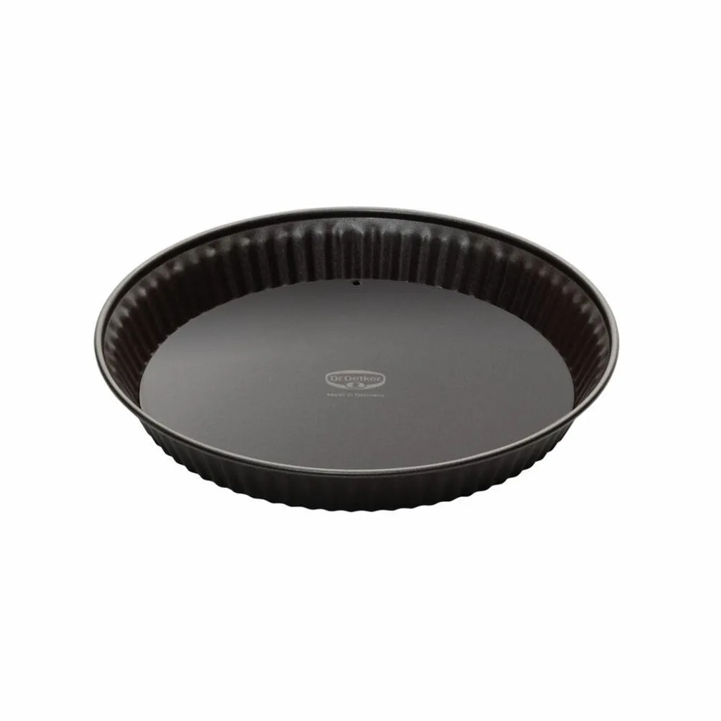 Teglia per crostate, teglia per quiche, teglie per quiche in acciaio al carbonio con fondo allentato rimovibili, teglia per torte, teglia per torte, teglia per torte(26 cm
