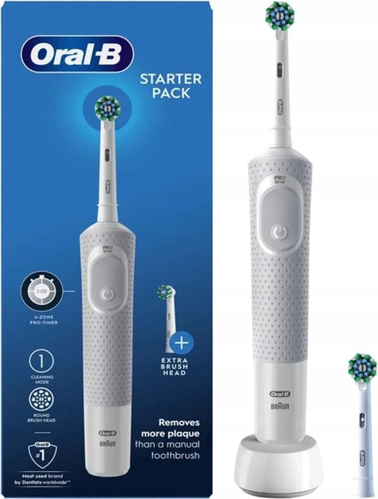 Oral-B | Elektrický zubní kartáček - Vitality 100 - bílý - Obrázek produktu 