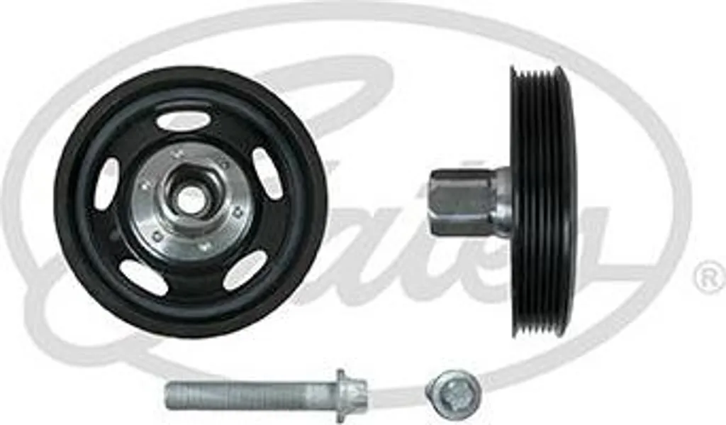 Poulie de Vilebrequin renforcée GATES TVD1153A pour moteur Astra et Aveo
