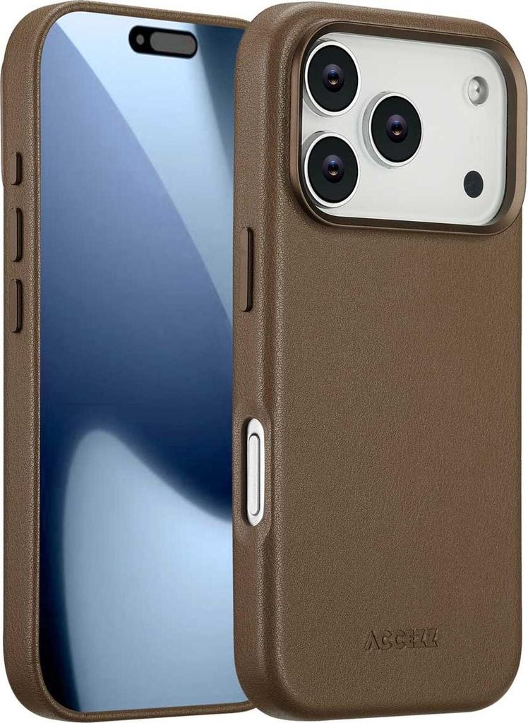 Accezz MagSafe Leather Backcover dla Apple iPhone 17 Pro - Zdjęcie produktu 