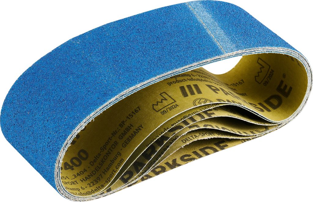 PARKSIDE® Bandschleiferpapier-Set / Handschleifer f. Produktbild 