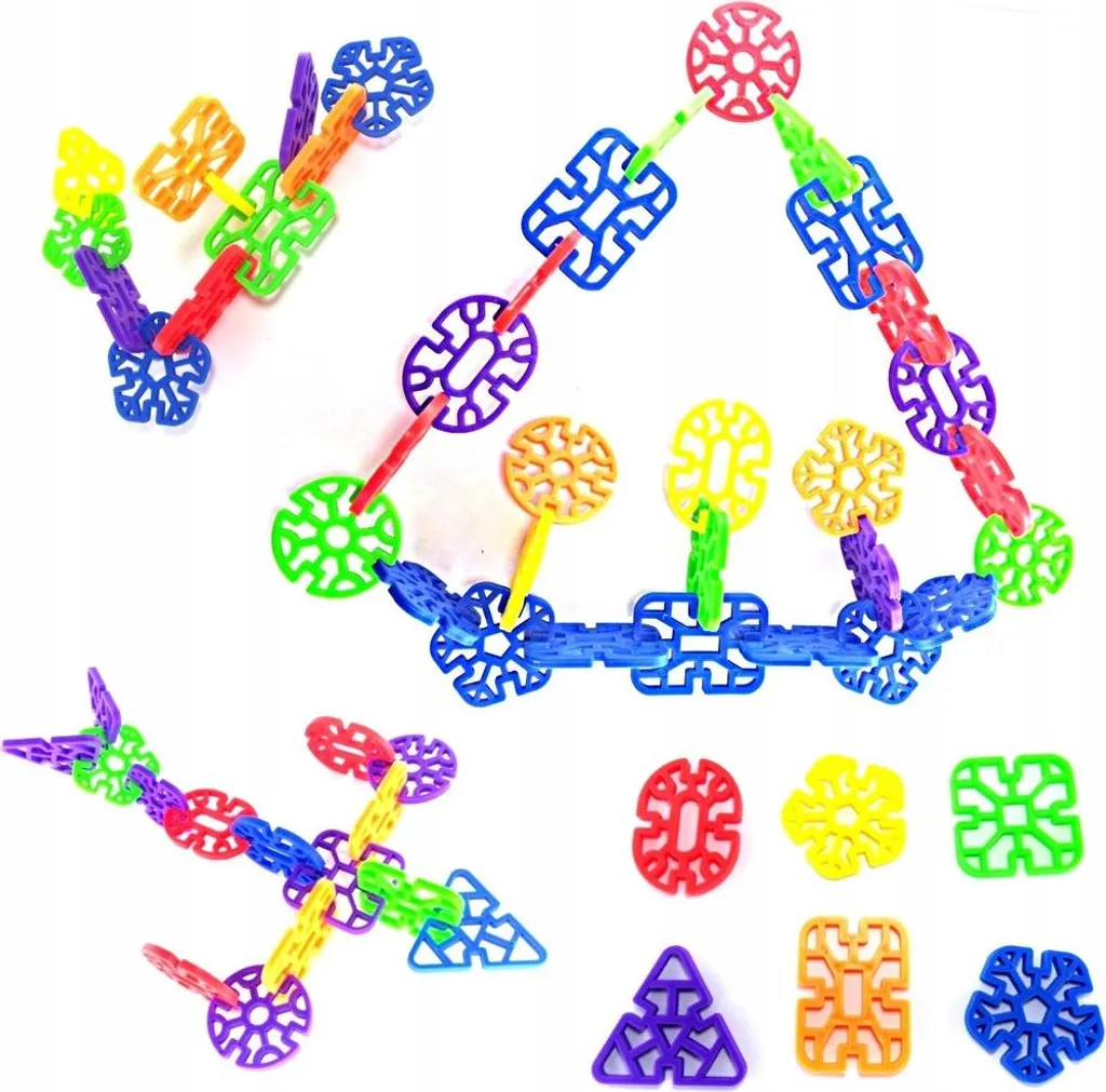 Blocs de neige multicolores 82 pièces : matériau robuste haute qualité - 4