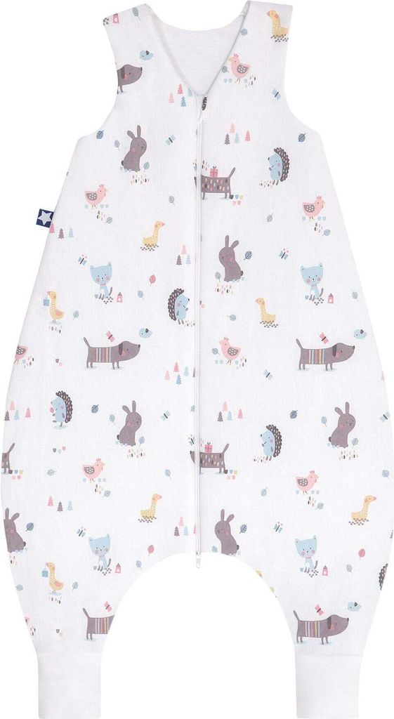 Julius Zöllner GmbH &Co.KG Schlafsack Crazy Animals Jumper Jersey 80 (BxLxH) B=44 x L=70 x H=2 cm