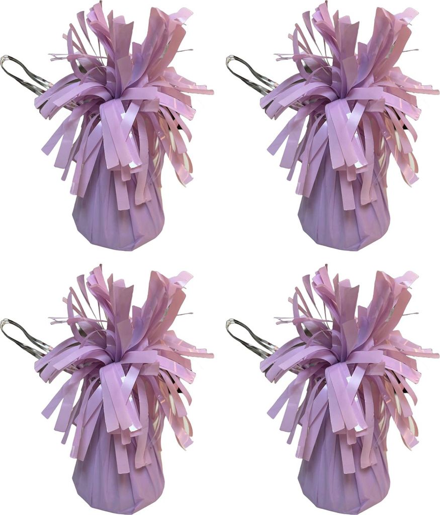 4 Stück goldene, metallische Ballongewichte, wiederverwendbare, rutschfeste Ballonanhänger, für Abschlussfeiern, Weihnachtshochzeitsdekoration