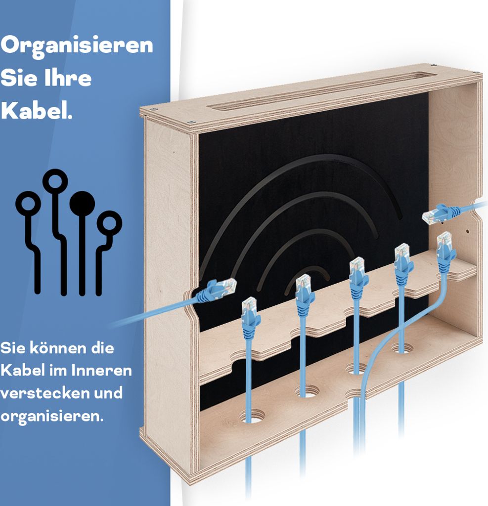 Router schrank | Router aufbewahrungsbox | Router Produktbild 5