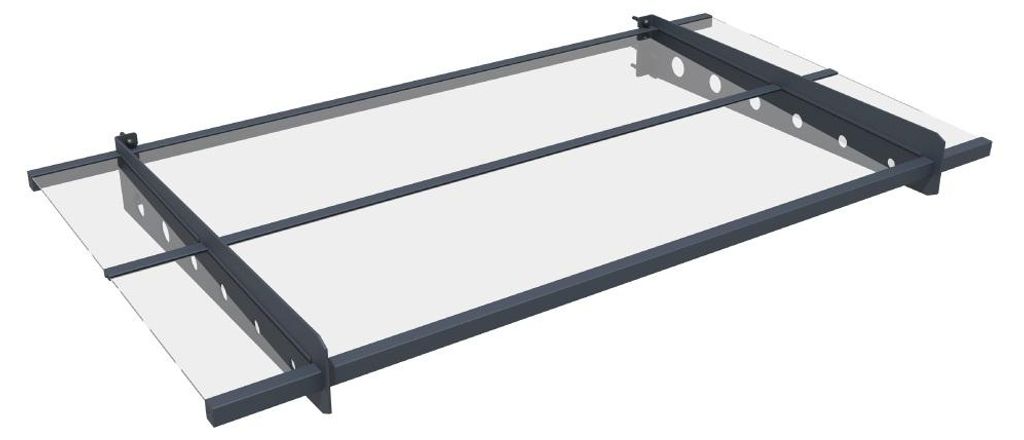 Westmann Metall zonnescherm Osta 150, antraciet, 150x80 cm Productafbeelding 