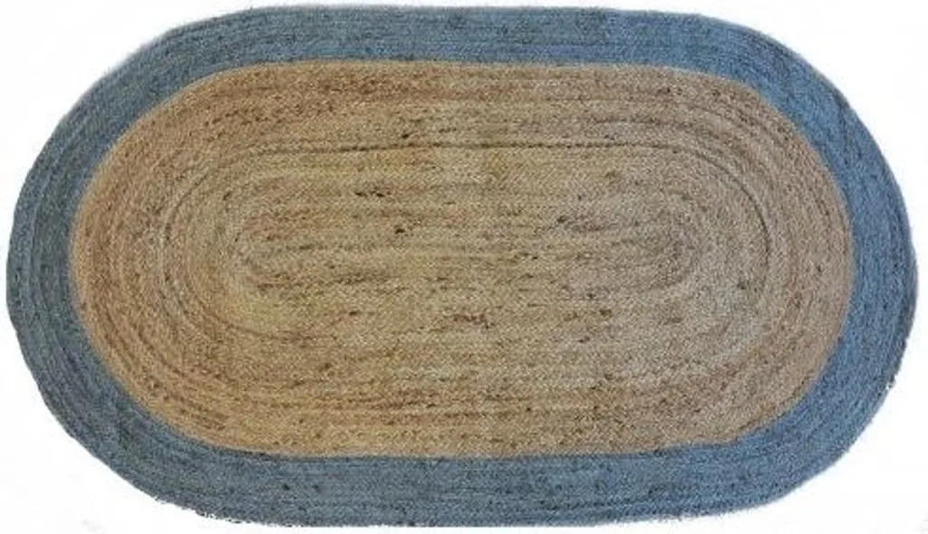 Miroir Ovale Roberta 90x160 Finition Naturel Argent Style Artisanal
