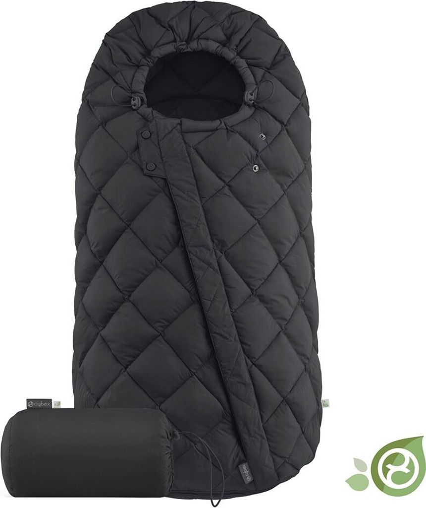 Cybex Snøgga Fußsack Schwarz  Schwarz One Size Produktbild 