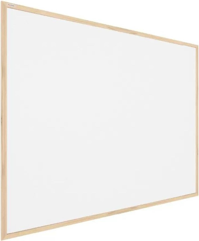 Bacheca in sughero bianco (cornice in legno) 90x60 cm Immagine del prodotto 