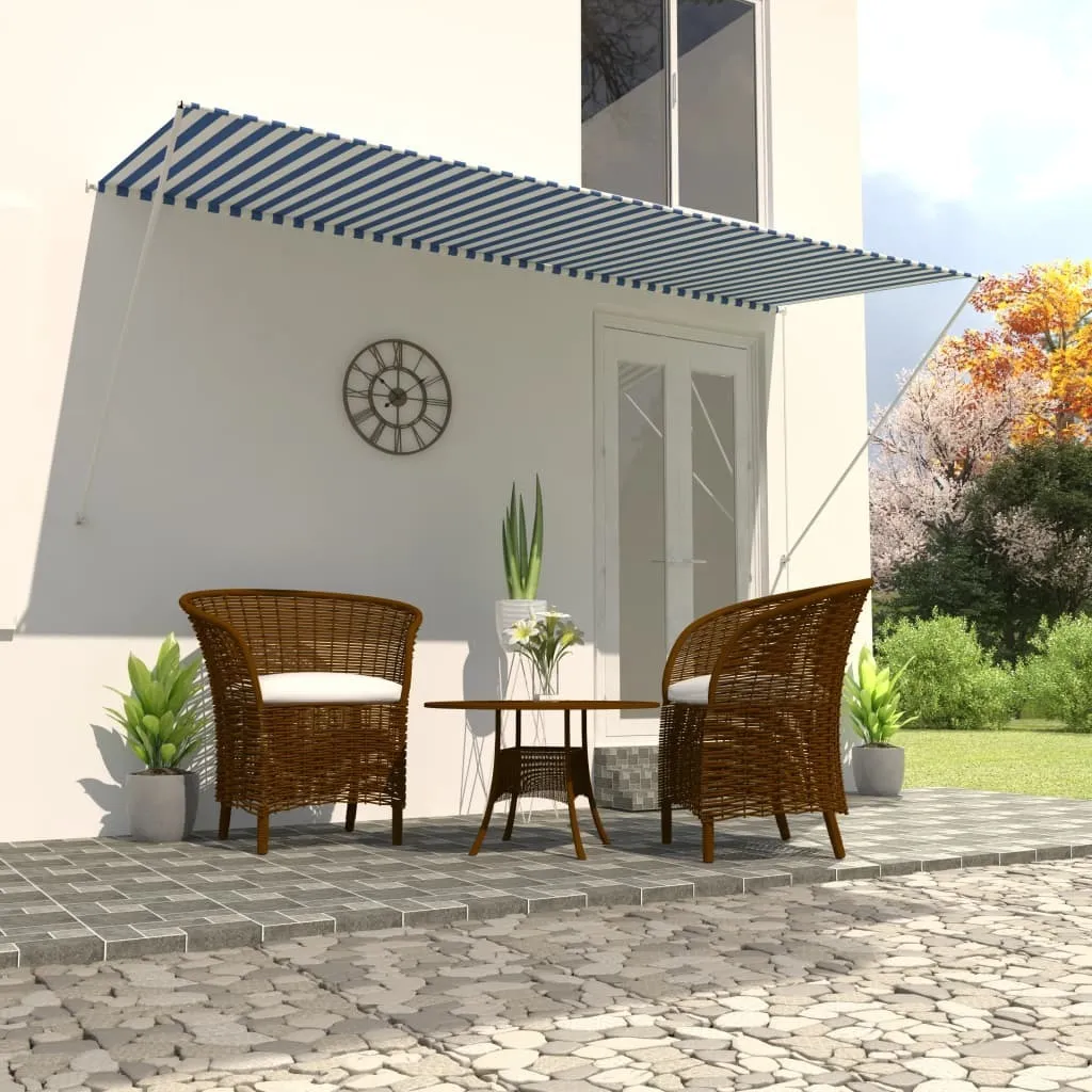 Tenda da Sole 300x150 Blu e Bianca 2025 | Miglior Rapporto Qualità/Prezzo