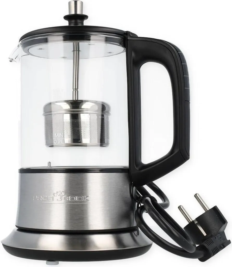 Clatronic PC-TK 1165 Bollitore e Teiera 2-in-1 Acciaio 1100W - 16