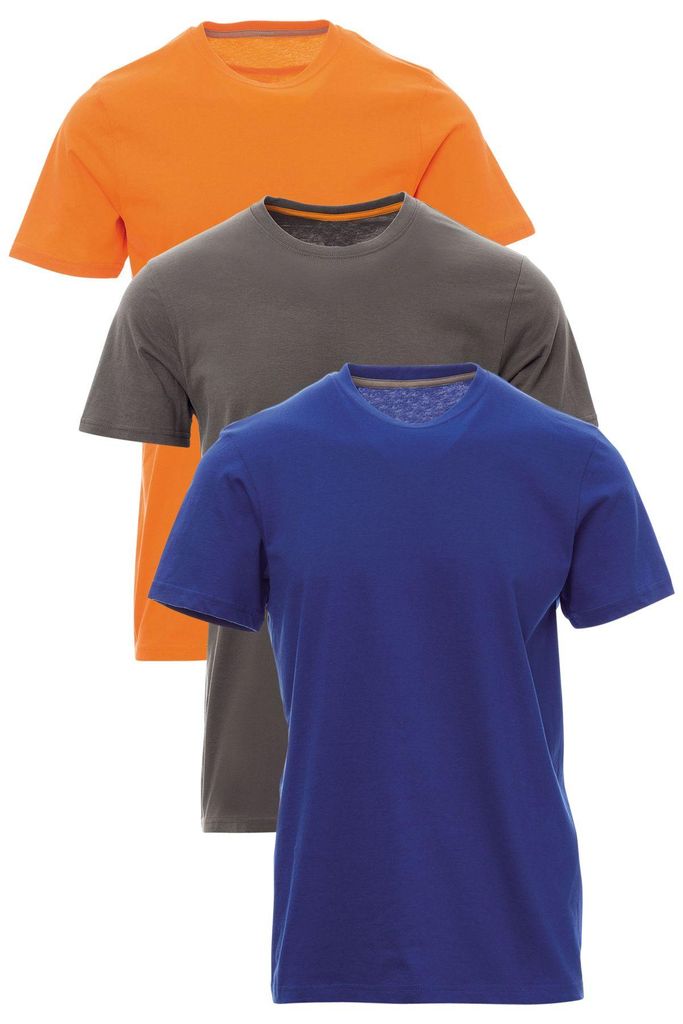 Mivaro Herren T Shirt 3er Pack Basic Rundhals aus 100% Produktbild 