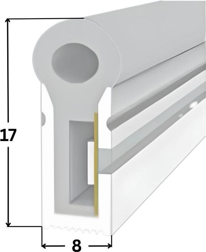 LED NEON TUBE 08×17 mm Silikon Schlauch – 5 m Rolle - 12 W – 24 V – IP67 – CRI größer als 93 - Schneidmaß 50mm
