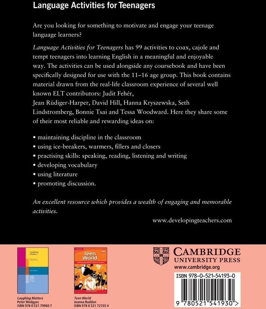 Language Activities for Teenagers