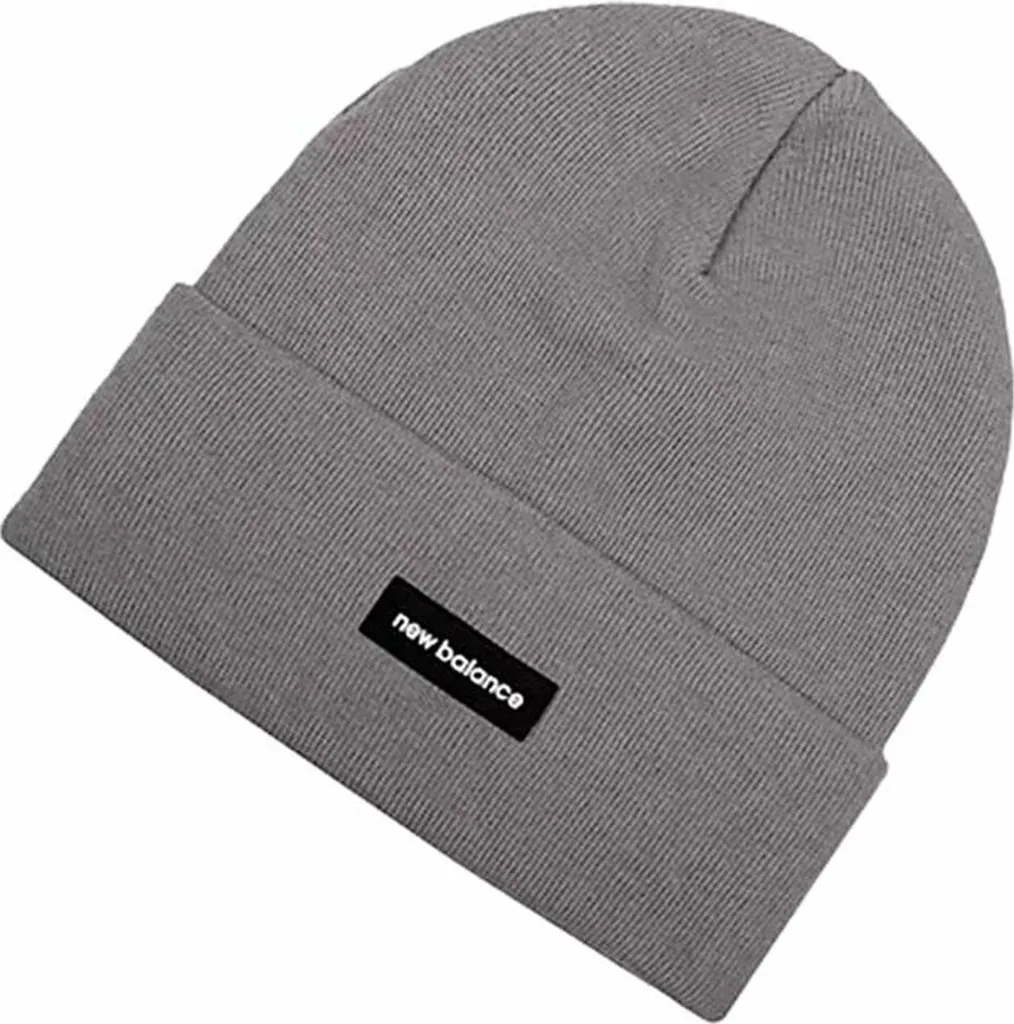 Bonnet de ski New Balance gris clair idéal pour le froid urbain