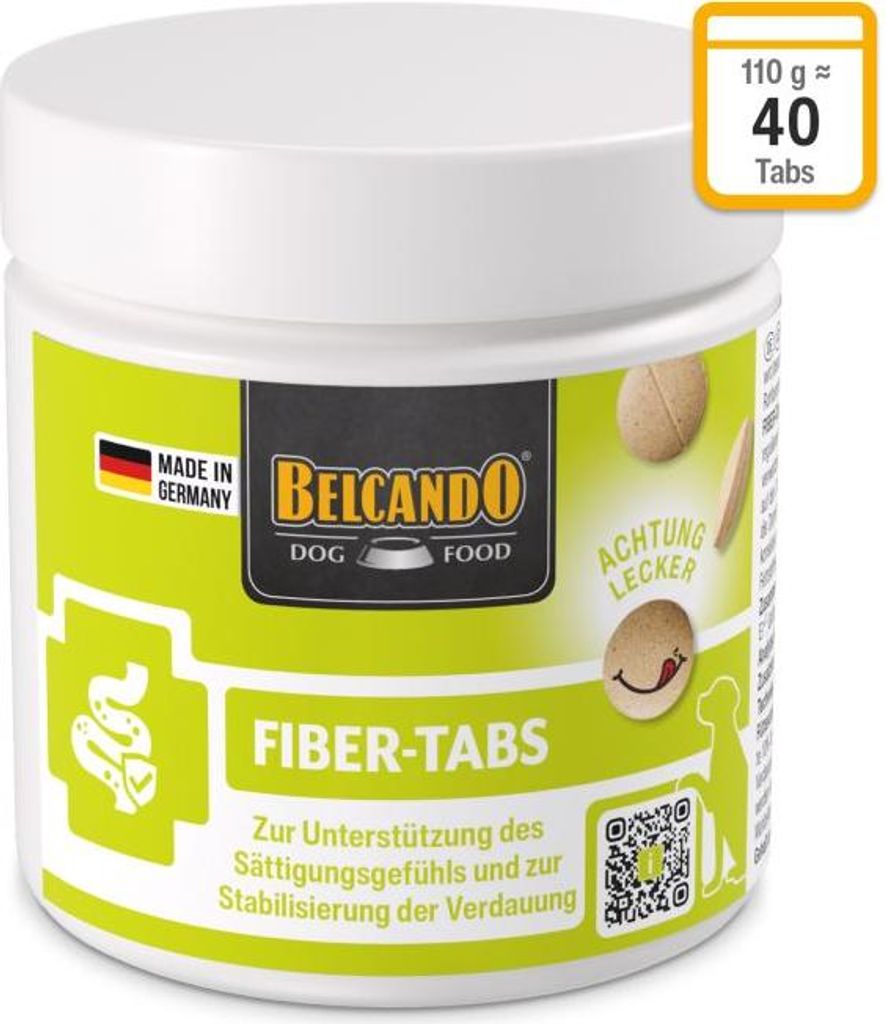 Belcando - Fiber-Tabs Nahrungsergänzung - 110 g (40 Tabs)