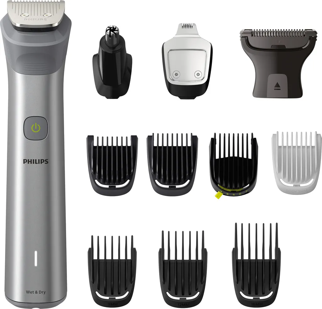 Philips Tagliacapelli MG5940/15 Serie 5000: Kit 12 in 1 in Acciaio