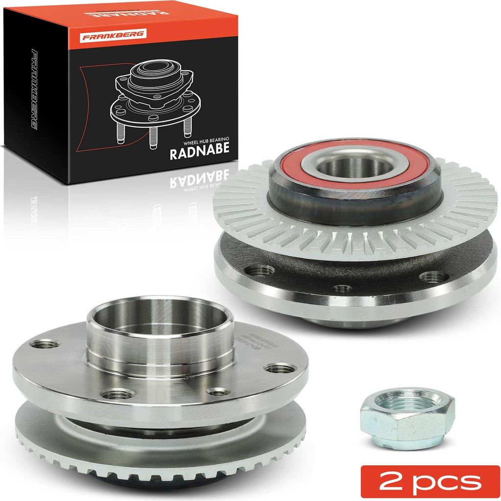 Frankberg 2x Radnabe Radlagersatz Hinterachse beidseitig für Alfa Romeo 145 146 155 Fiat Coupe Tempra SW Tipo Lancia
