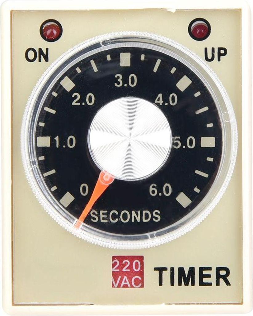 AH3-3 Zeitrelais AC 220V 50/60Hz – 6 Sekunden Einschaltverzögerung, präzises und langlebiges Verzögerungsrelais für Automatisierung und Steue...