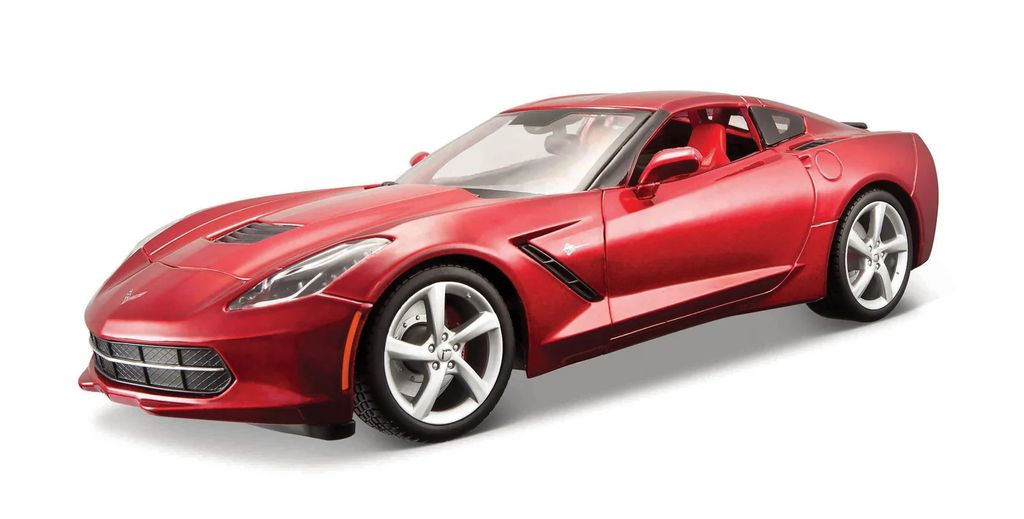 Maisto 1:18 modellino auto 2014 Corvette Stingray blu scuro Immagine del prodotto 