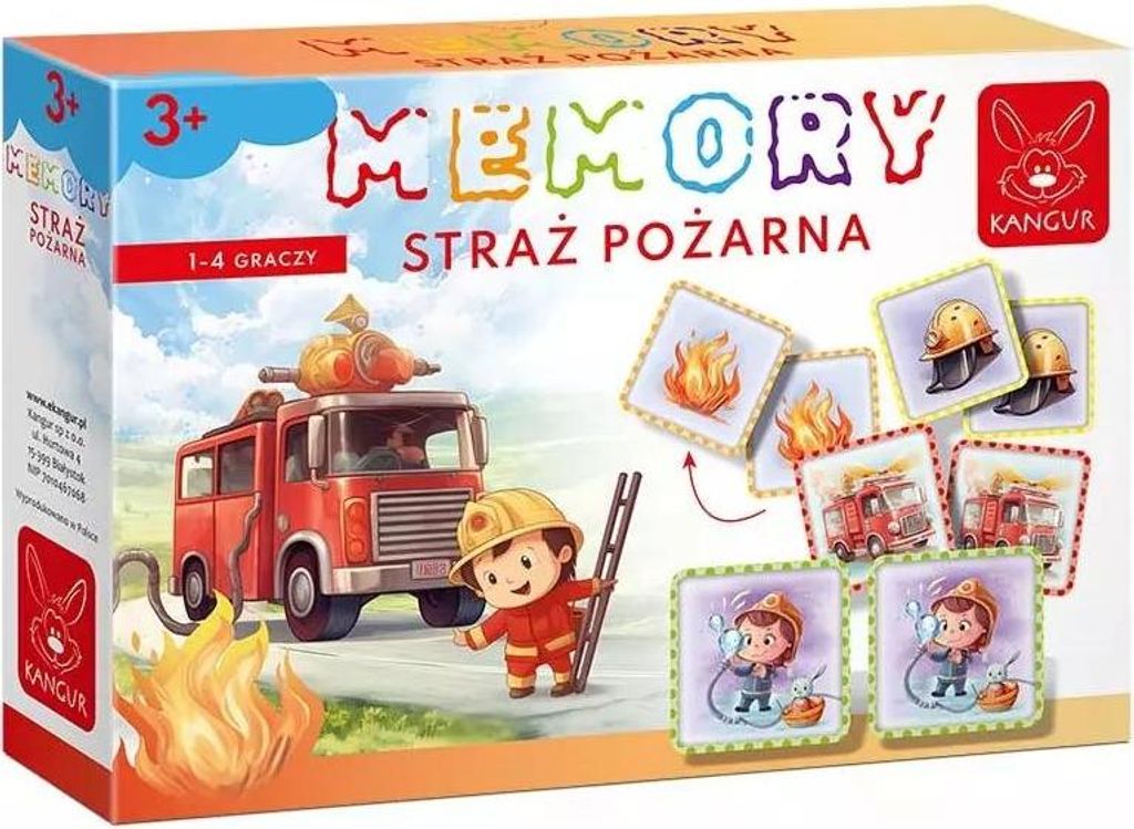 KANGUR Memory-Spiel Feuerwehr 41107