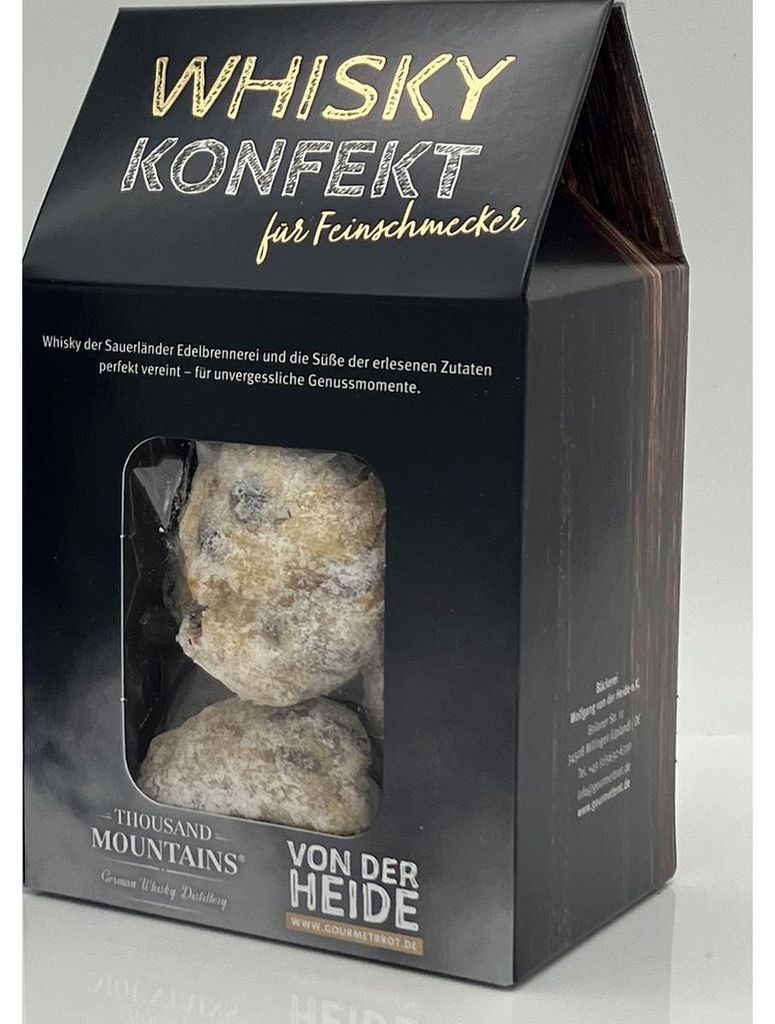Konfekt mit Thousand Mountains Whisky. Immagine del prodotto 