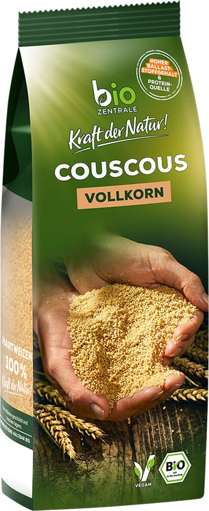 Couscous integrale biologico ricco di fibre, granuloso e Immagine del prodotto 