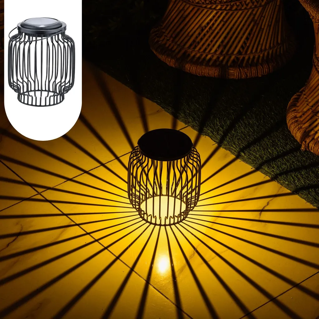 Lanterna Solare Moderna Lazar - Arredo Balcone Design Scandinavo