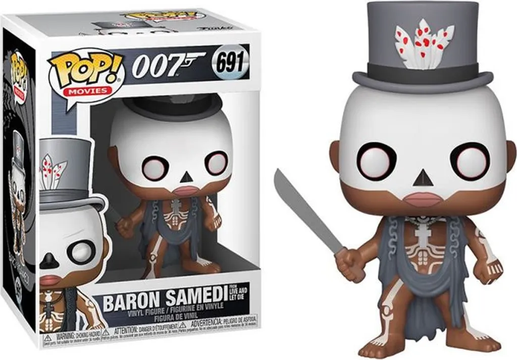 Funko Pop 691 Baron Samedi James Bond Détails Fidèles et Design Vinyle