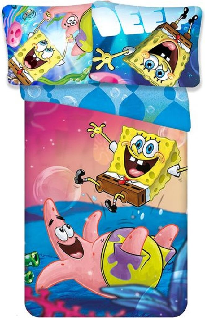 Veselá posteľná bielizeň SpongeBob SquarePants 135×200 cm, Obrázok produktu 