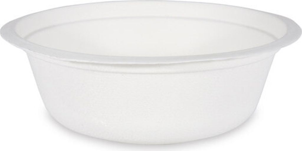 250x Suppenteller Salatschalen Schale rund Zuckerrohr 500ml Ø15.5 x 5.5cm