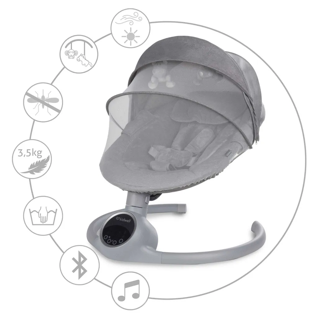 Transat bébé COIL balancelle électrique multifonctionnelle avec Bluetooth - 8