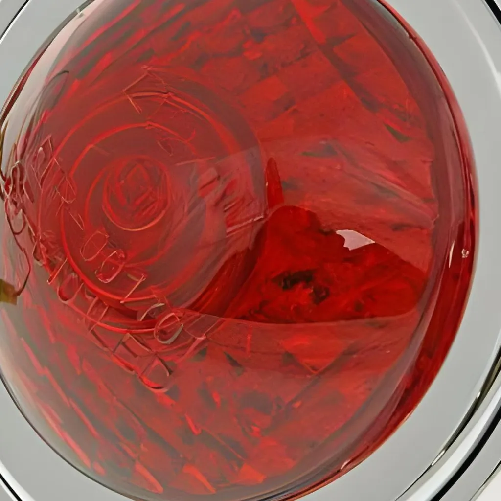Feu arrière LED Mini Custom chromé universel étanche avec support de plaque