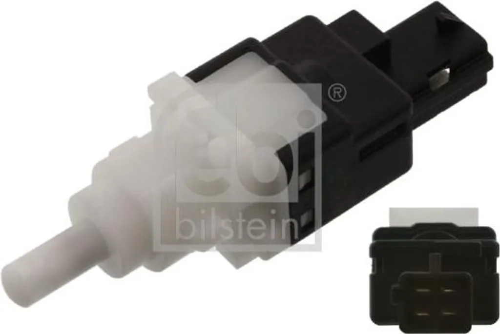 FEBI BILSTEIN 37579 Bremslichtschalter OE 46840510 kompatibel mit 500, 500C, Alf. 147, Alf. 156, Alf. 159, Alf. 166, Brera, Alf. GT, Alf. GTV, Spider, Jumper, 500L, Bravo, Croma, Doblo, Ducato, Grande Punto, Idea, Linea, Multipla, Palio, Panda, Punto, Siena, Stilo, Strada, KA, Delta, Lybra, Musa, Thesis, Ypsilon, Boxer - 1