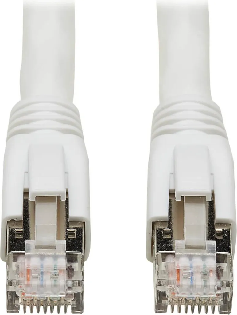 Rallonge Câble Ethernet Cat8 Blindé S/FTP 40G Tripp Lite N272-025-WH 7,6m